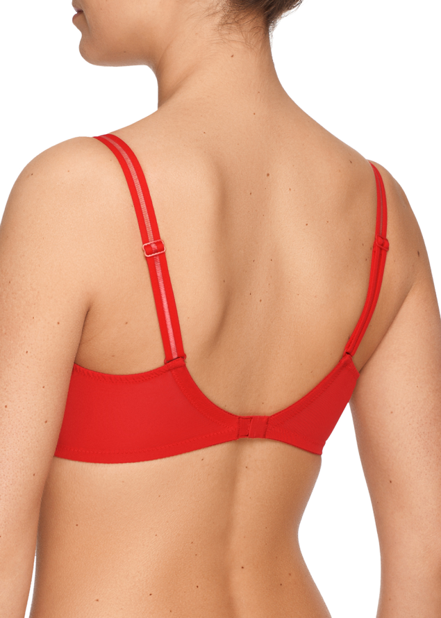 Soutien-gorge Balconnet Rembourr Bonnets Profonds Twist de Prima Donna Rouge